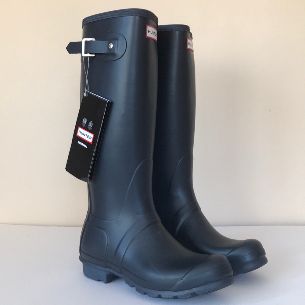Original Tall Navy Hunter Rainboots